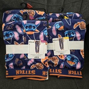 Disney Halloween Stitch Pajama Pants New
